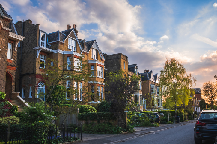 Row of Victorian houses in Wimbledon, London. Talk to RA Accountants about buy-to-let property
